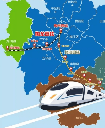 新建梅州至龙川铁路项目用地报批