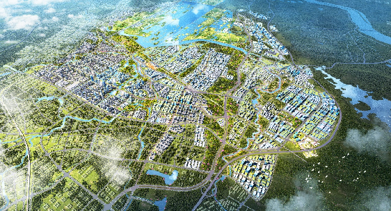 广东惠州潼湖生态智慧区整体城市风貌展示设计