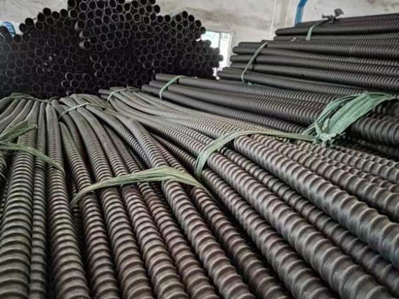 Plastic bellows pipe