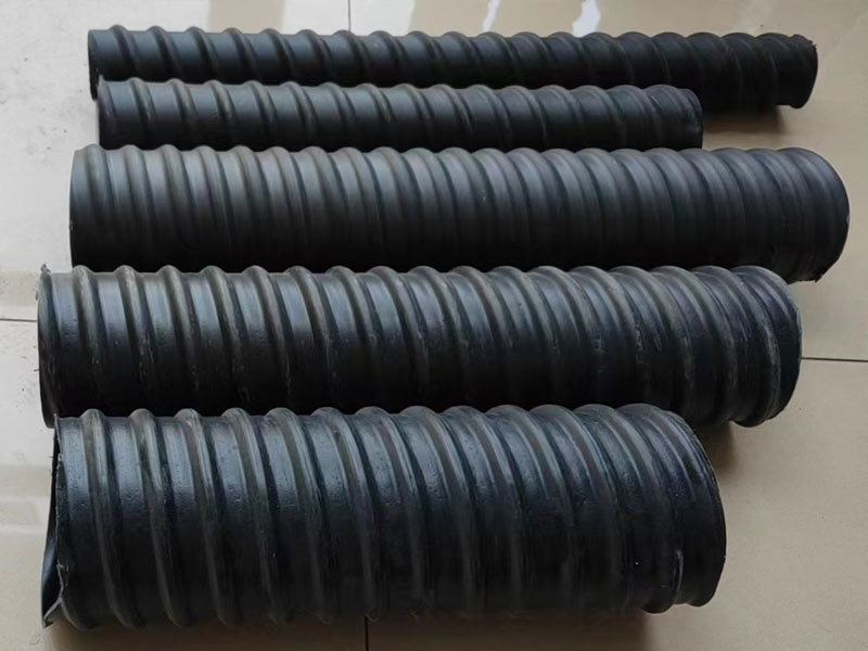Plastic bellows pipe