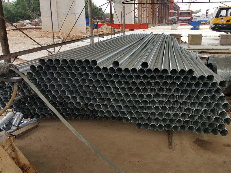 Metal bellows pipe