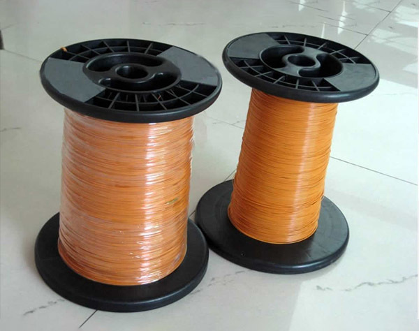 Stripped three-layer insulated wire