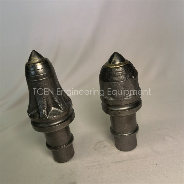 s55 s30 teeth for rock drilling auger foundation drilling bullet teeth tunneling tools engineering mining picks