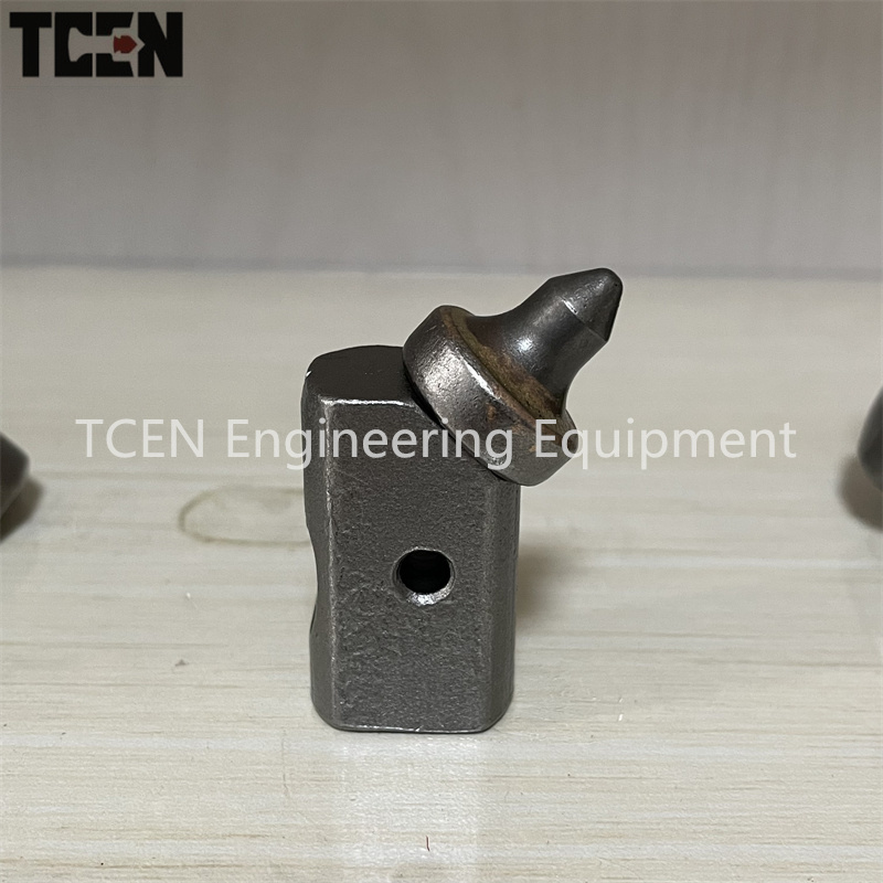 Trenching machine tungsten carbide bullet teeth trencher cutting bit