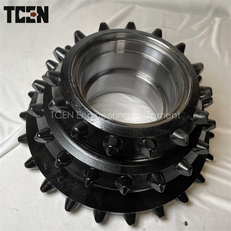 Herrenknecht TBM shield machine roller disc 10'' cutter ring 
