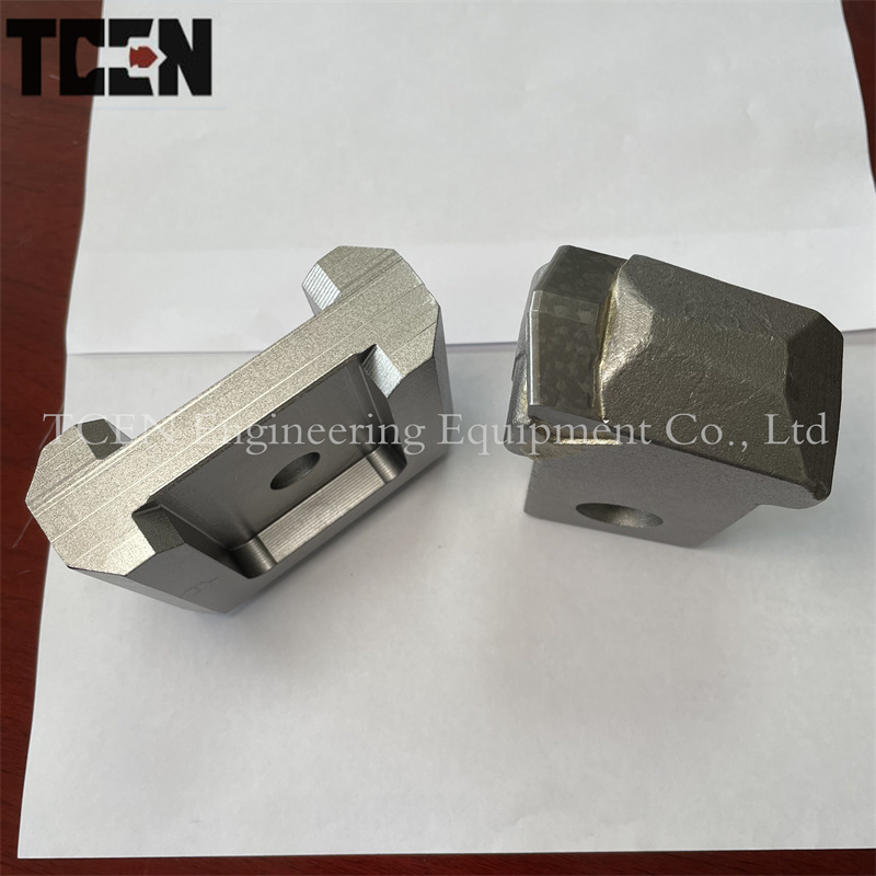 Foundation drilling rig quick change bar weld-on teeth 