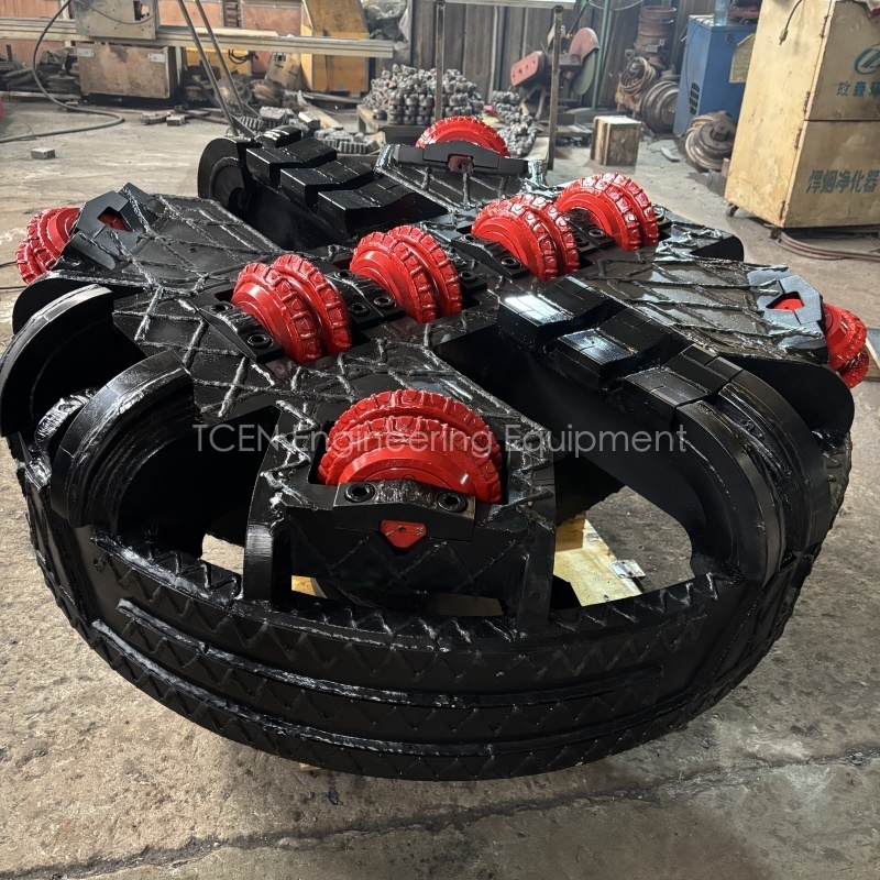 TBM micro tunnel boring machine cutterhead 1000mm diameter