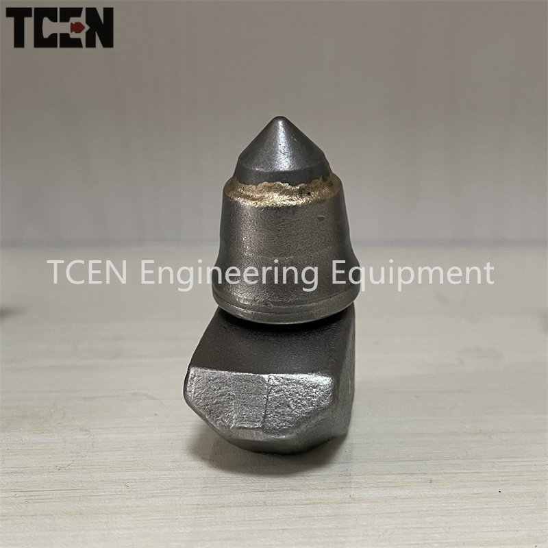 Trenching machine tungsten carbide bullet teeth trencher cutting bit