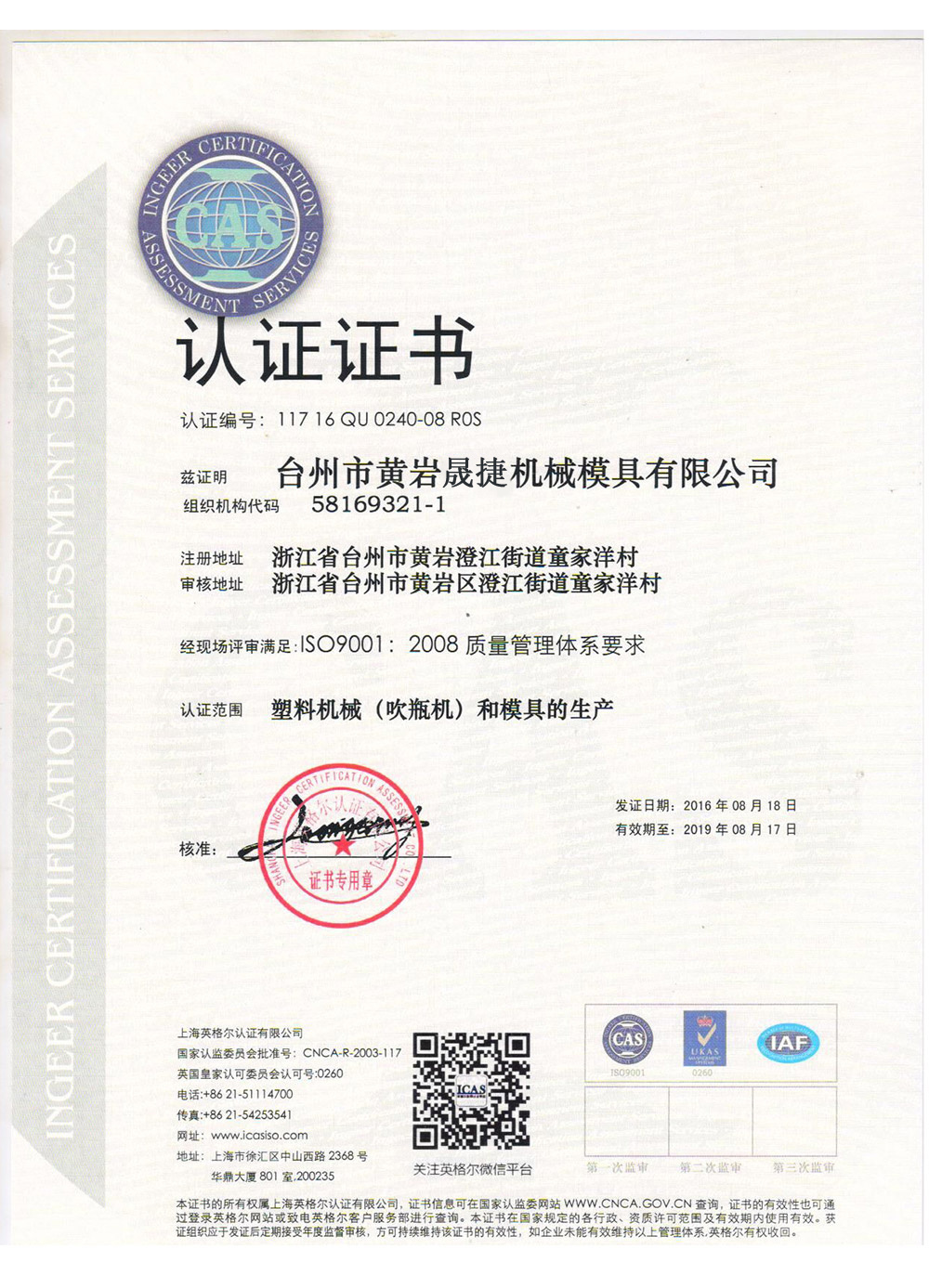 Certificate Certificate