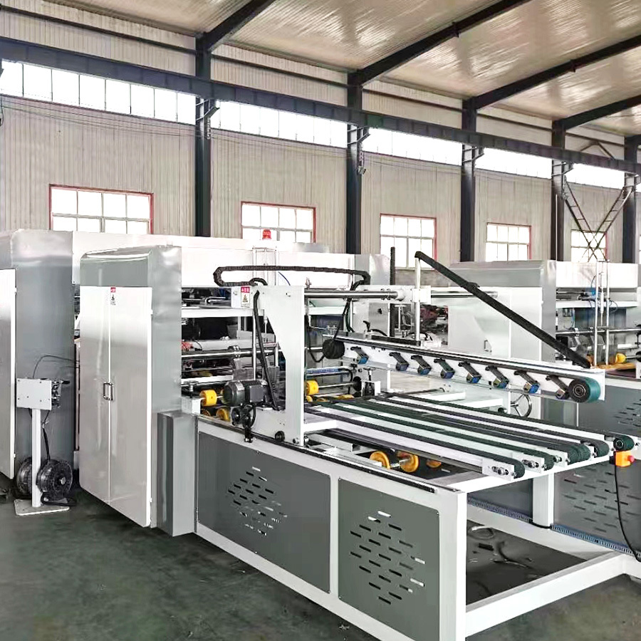 Wholesale Full automatic box gluing machine