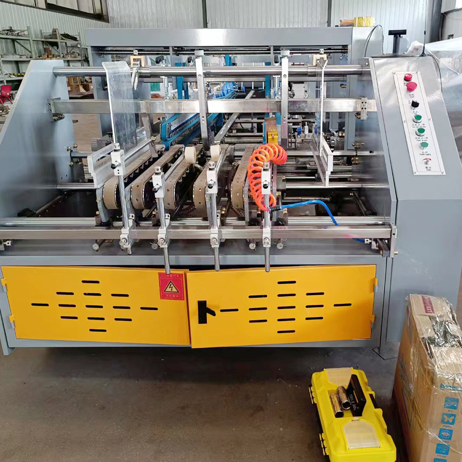 Full automatic box pasting machine on sales