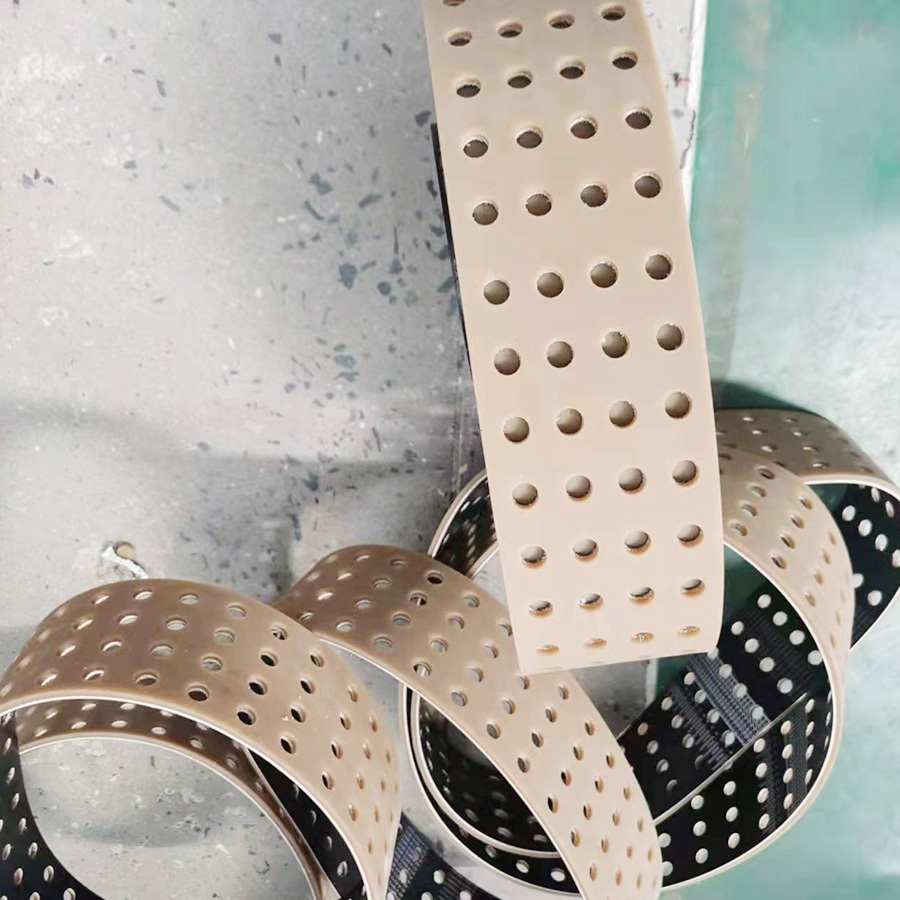 Perforated belt