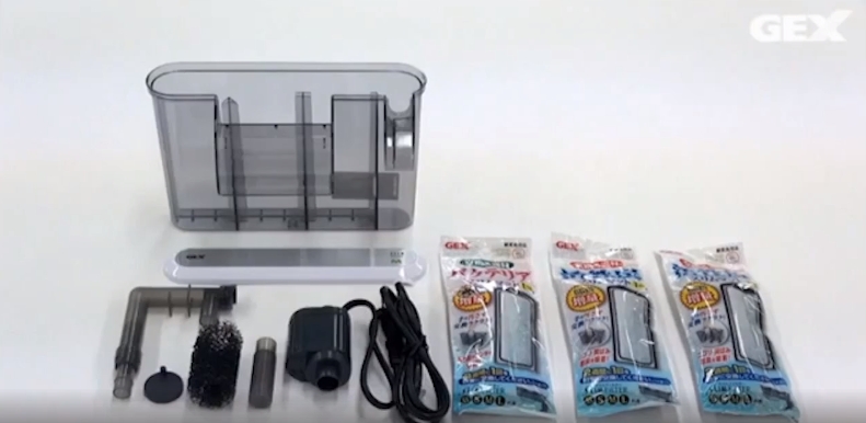 日本GEX- 超薄式外掛過濾器安裝視頻