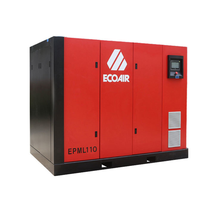 EcoAir  EPML110 low pressure permanent magnet variable frequency screw air compressor