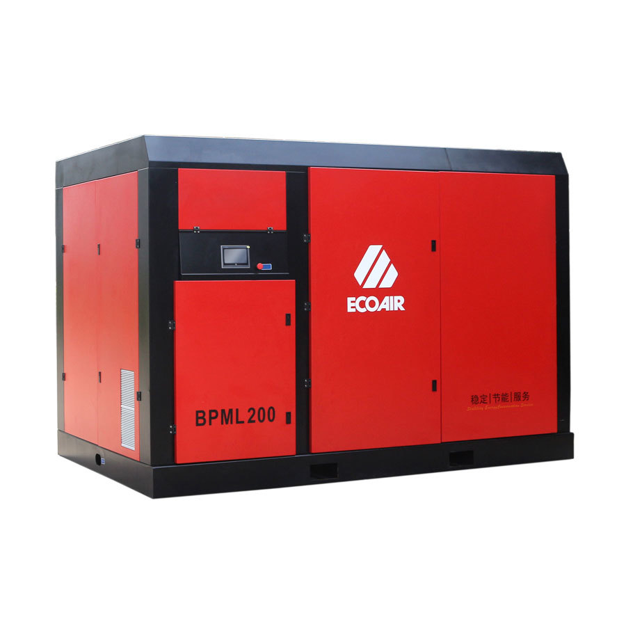 EcoAir  BPML200 low pressure two-stage permanent magnet variable frequency screw air compressor