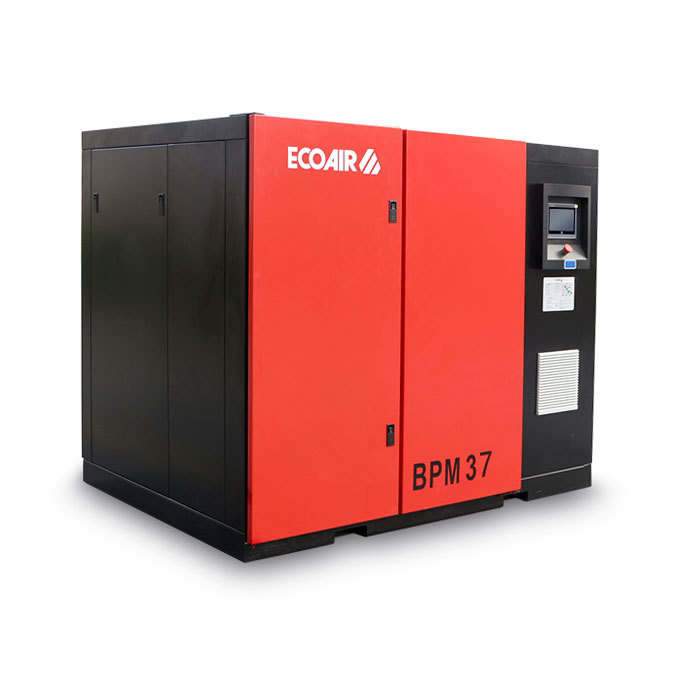 EcoAir  BPM37 two-stage compression permanent magnet variable frequency screw air compressor