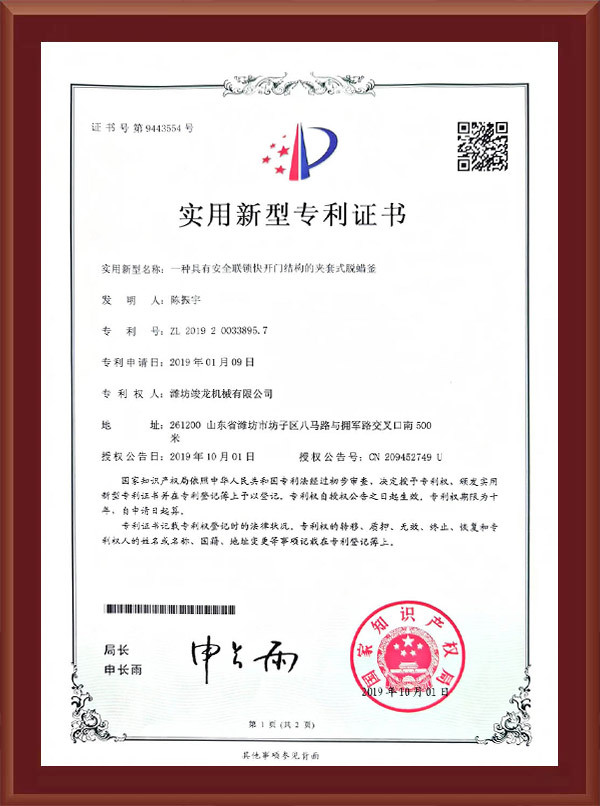 Patent certification