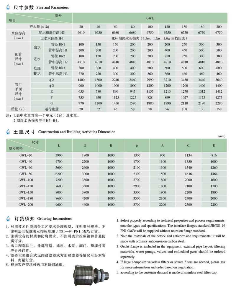 GWL型钢制无阀过滤器