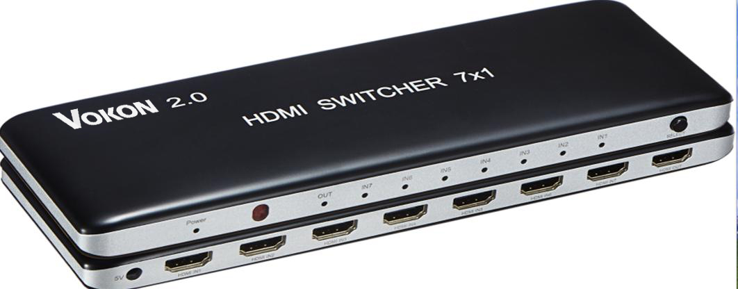 hdmi 7切1切换器	VZ-HDMI71