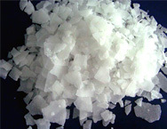 Flake alkali solid base