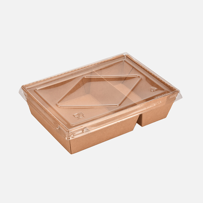 2-comp Paper Tray with Lid