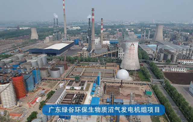 Waste gas treatment of gas power generation
