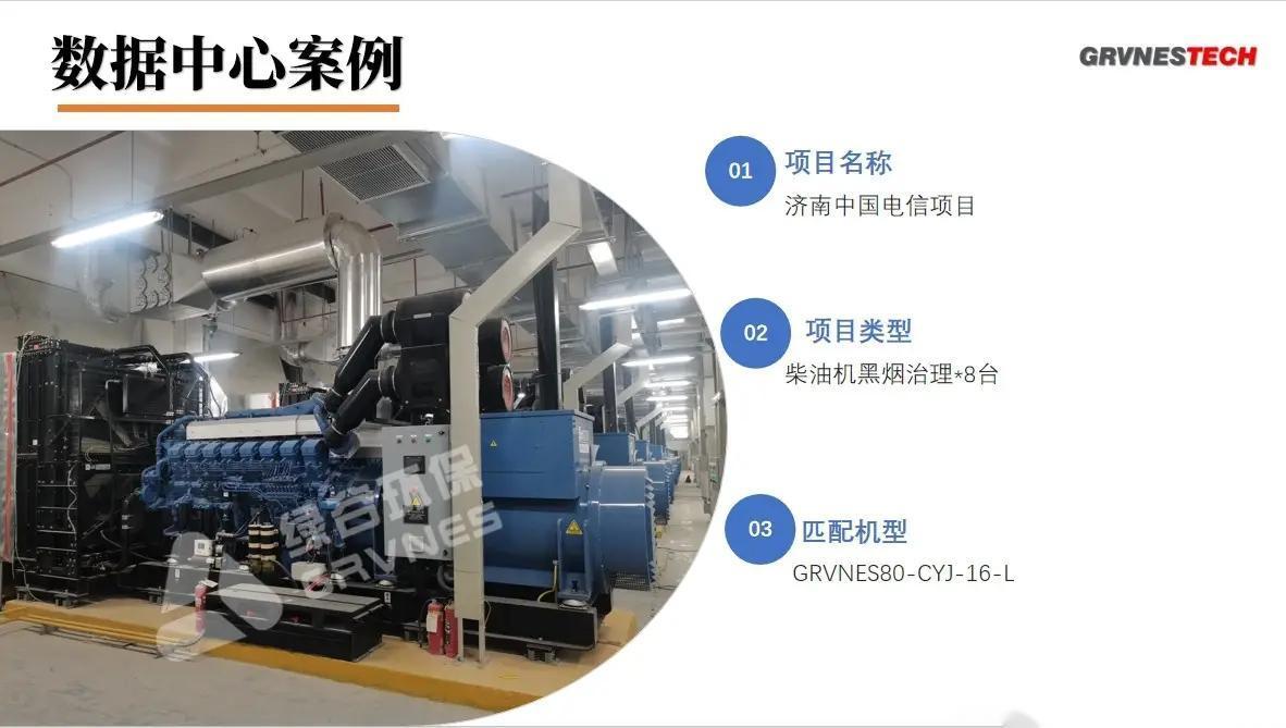 Data center: Innovation of exhaust gas treatment technology for generator sets