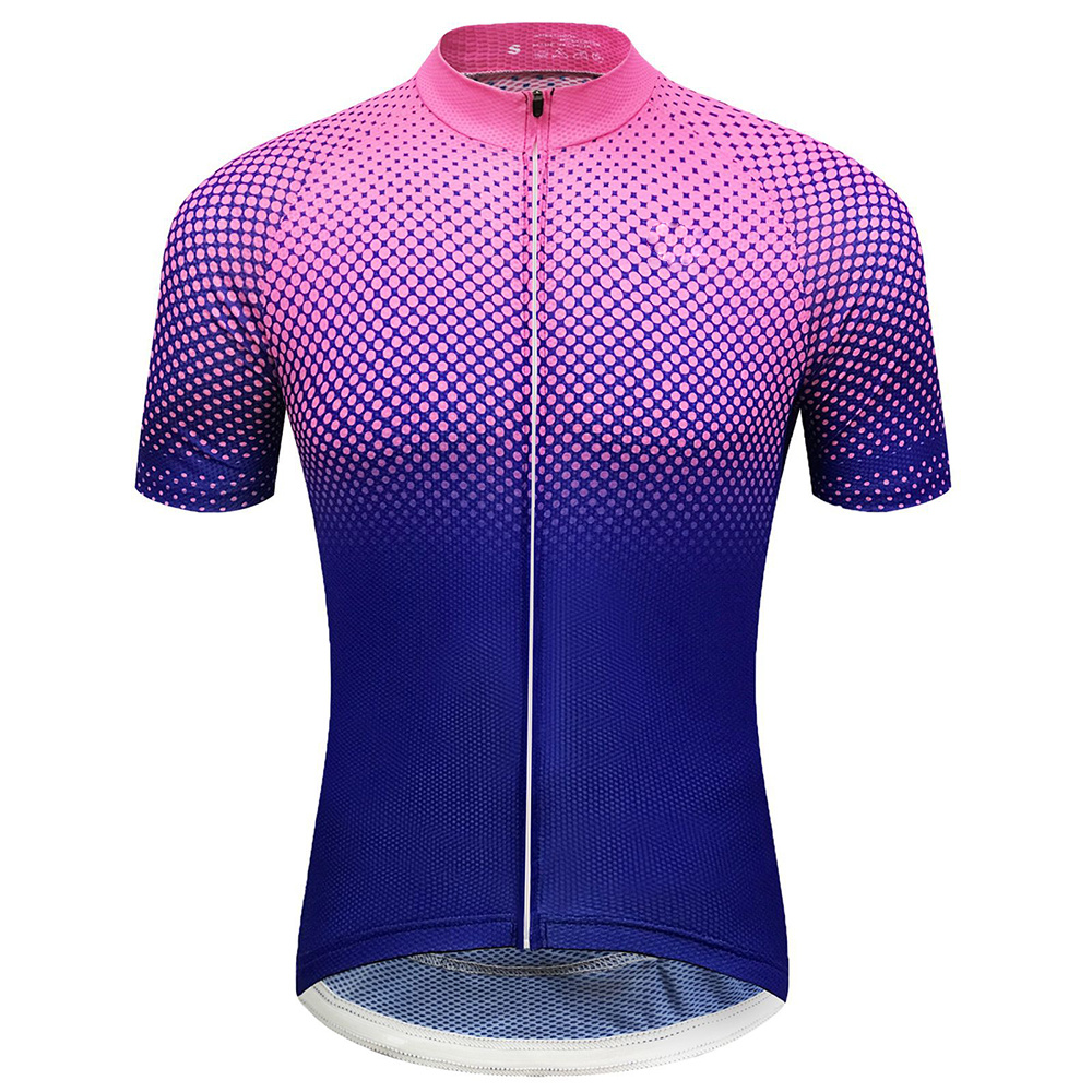 Oem Custom European And American Summer Short-Sleeved Cycling Clothing Tops