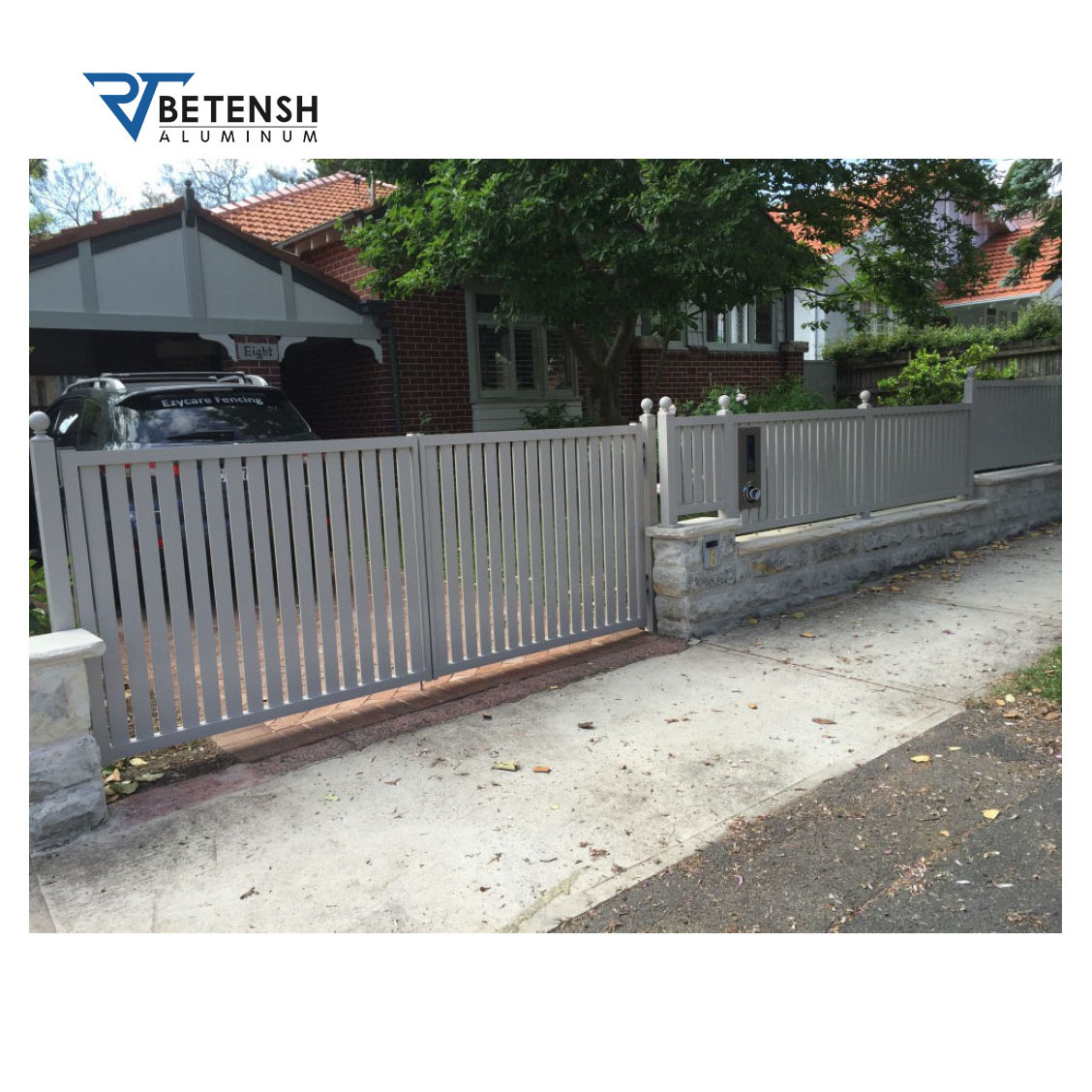 Aluminum Electric Security Used Fence Panels Driveway Gate