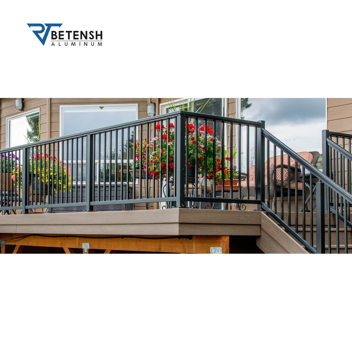 Customized Decorative Aluminum Railing Handrail Deck Railings