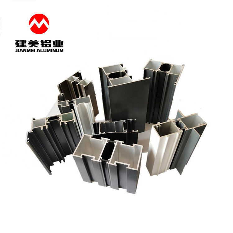 Custom wooden color doors windows extrusion aluminium wood grain profile 6063 aluminium extrusion profile