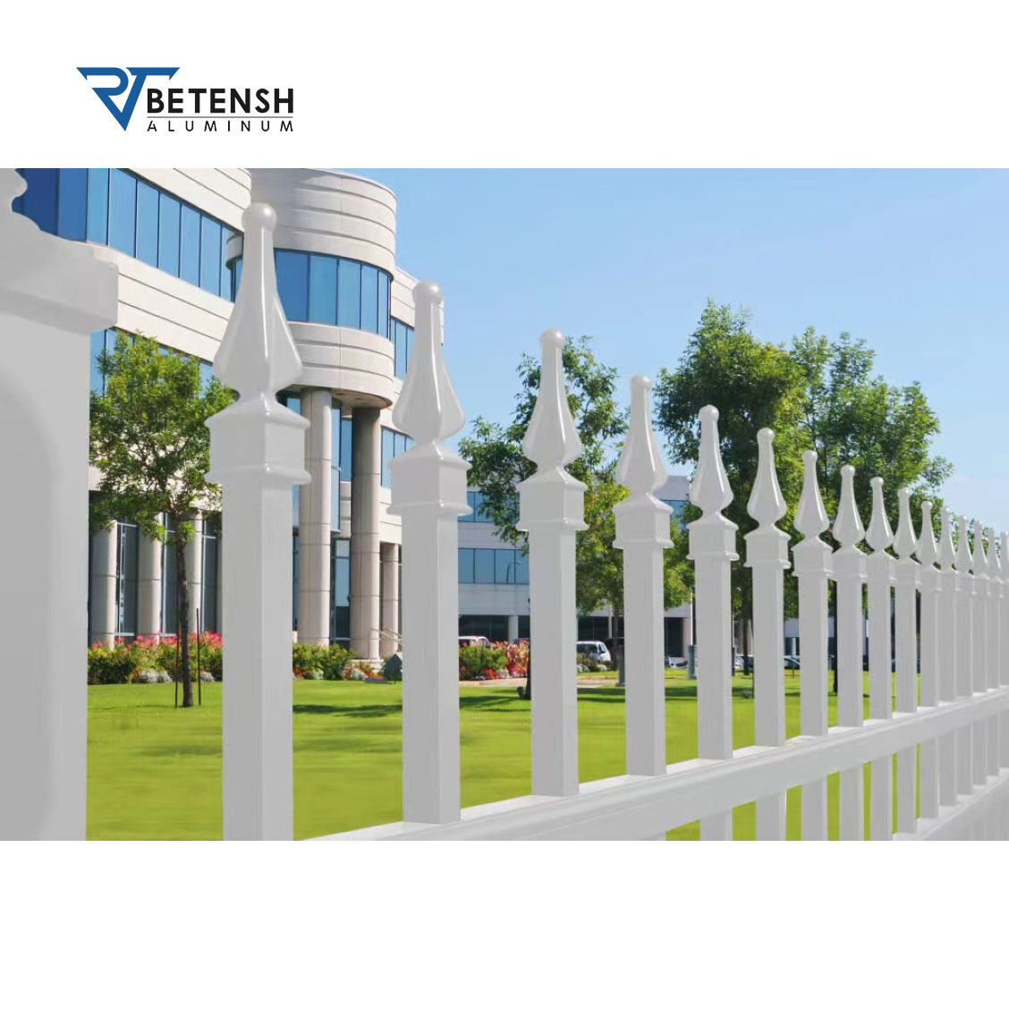 Anodized sale aluminum fence