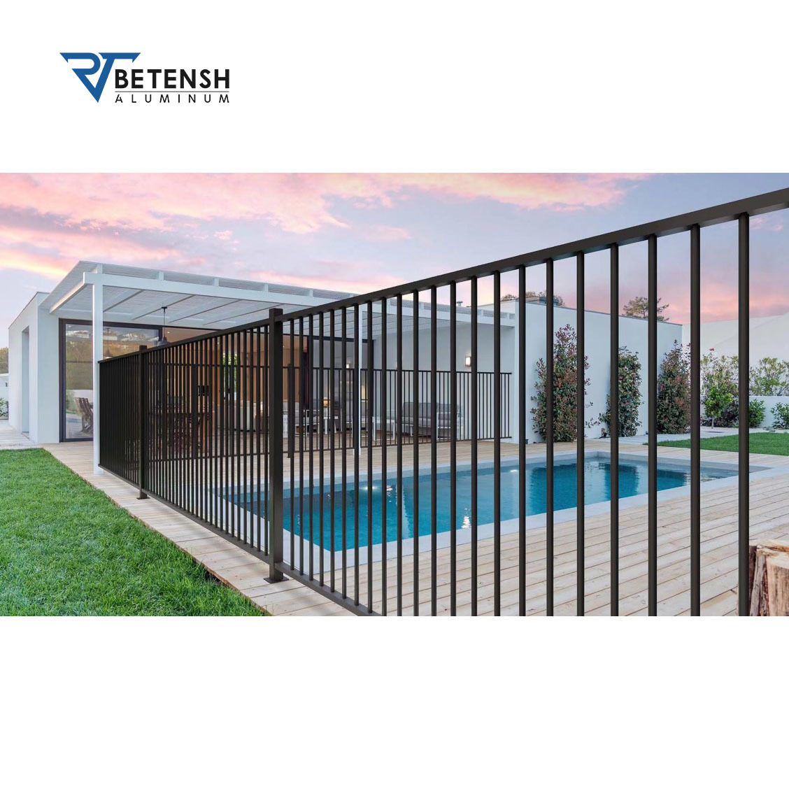 Modern Colorbond Backyard Privacy Garden Metal Fence