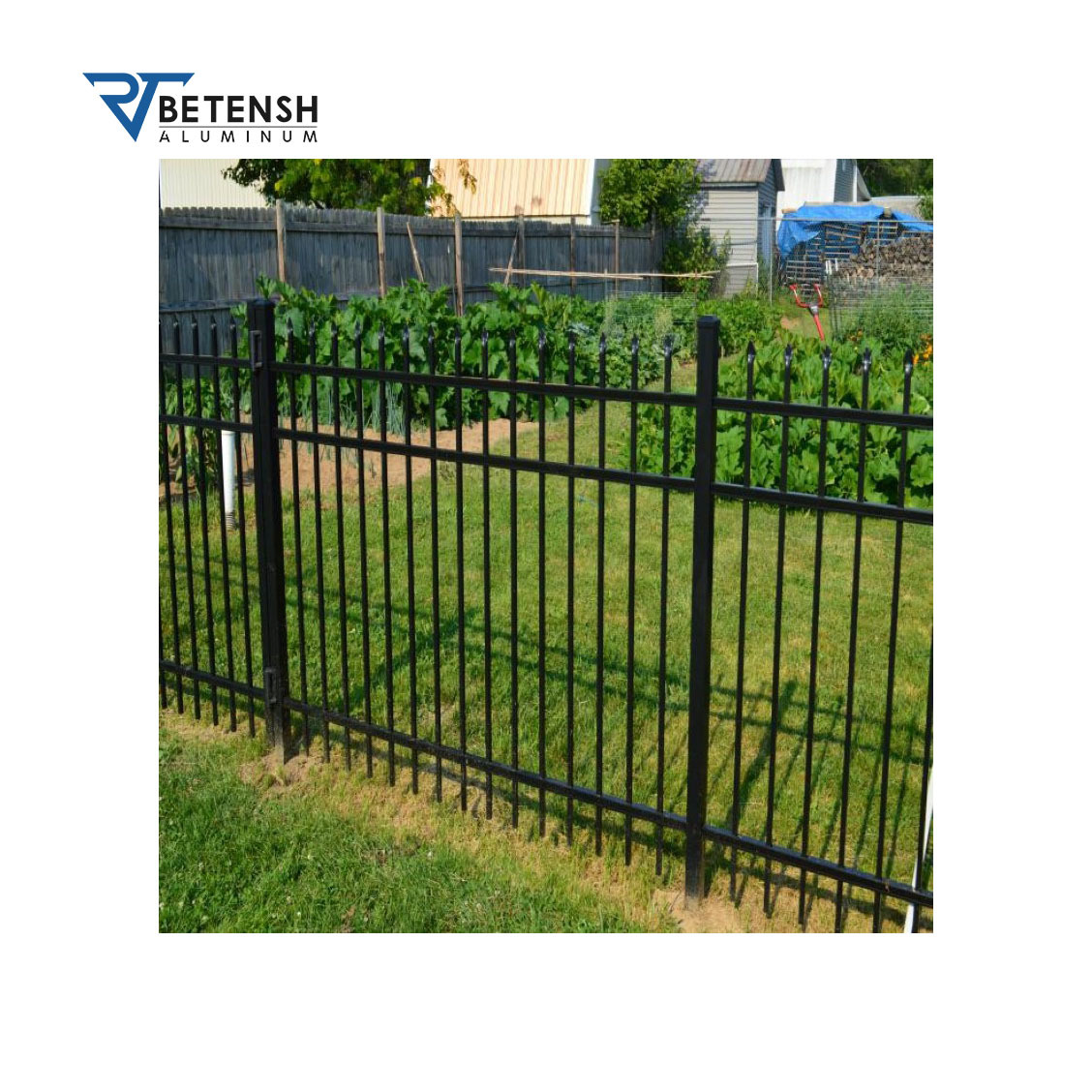 Adjustable No Dig Backyard Security Fence Panels