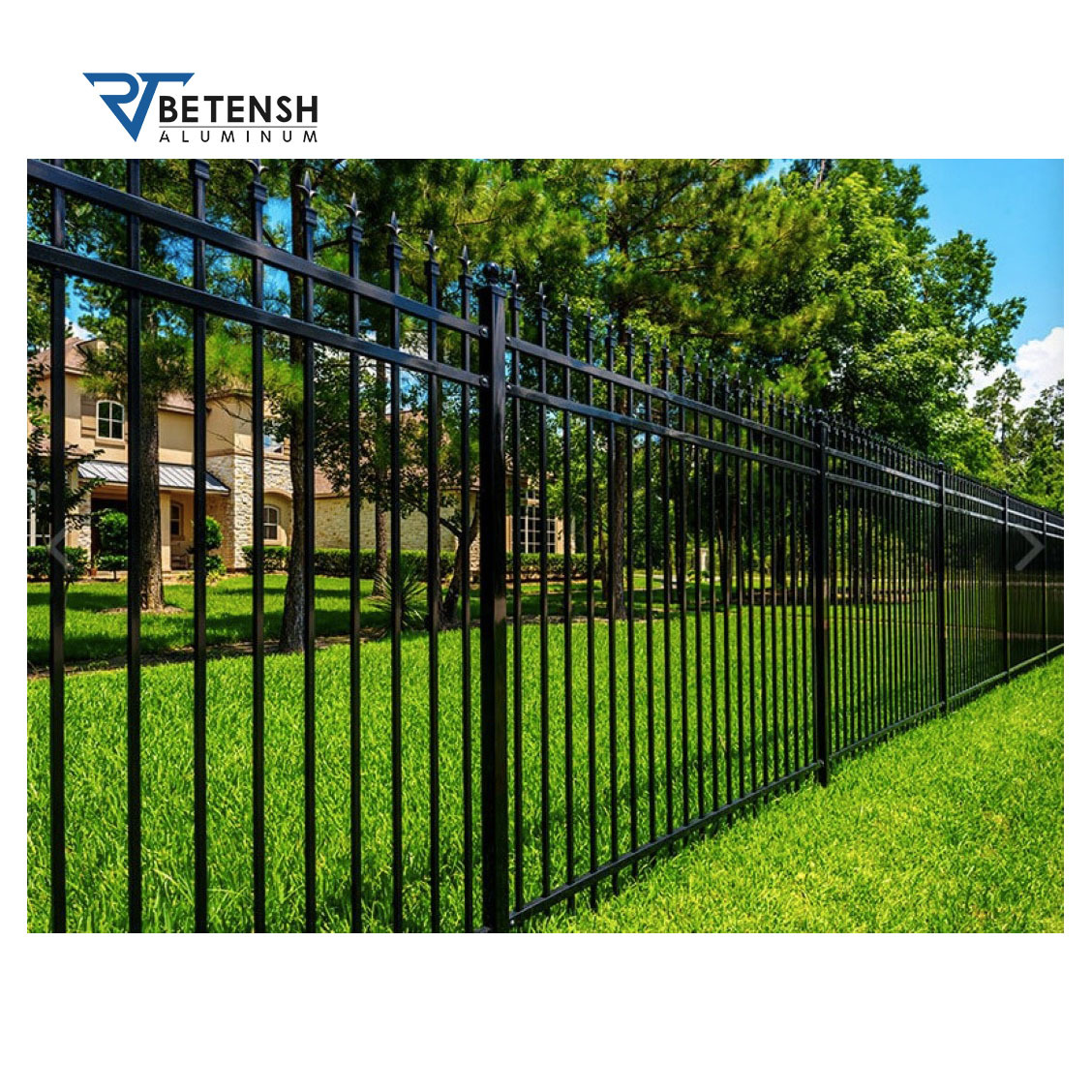 Manufacturer Custom Security Outdoor Palisade Fence Panels