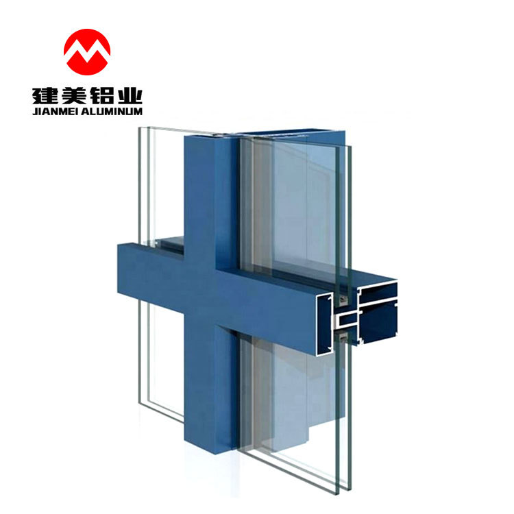 structures glass curtain walls with aluminium profile frame manufacturers custom curtain wall aluminum profile