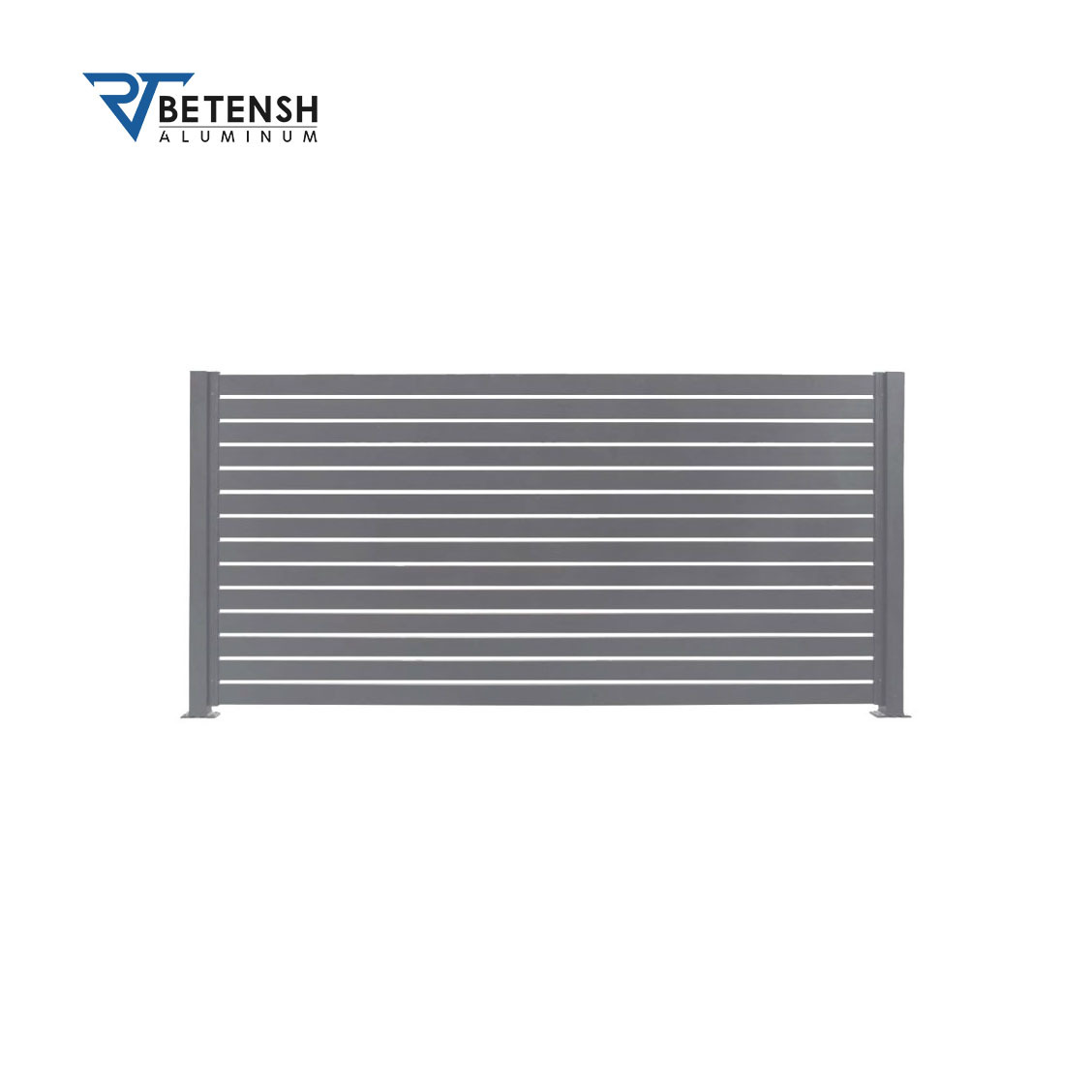 Adjustable White Metal Aluminum Blade Fence Panels Slat