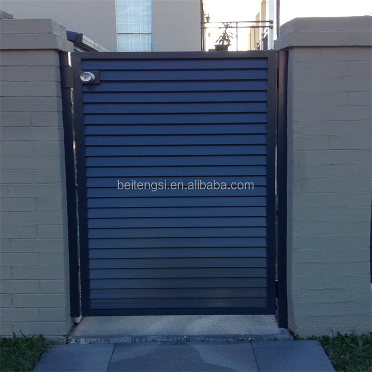 Custom Modern Design Pedestrian Aluminum Walkway Gate