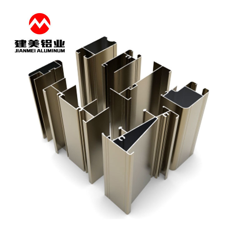 Aluminium frame extrusion aluminum profiles for window and door