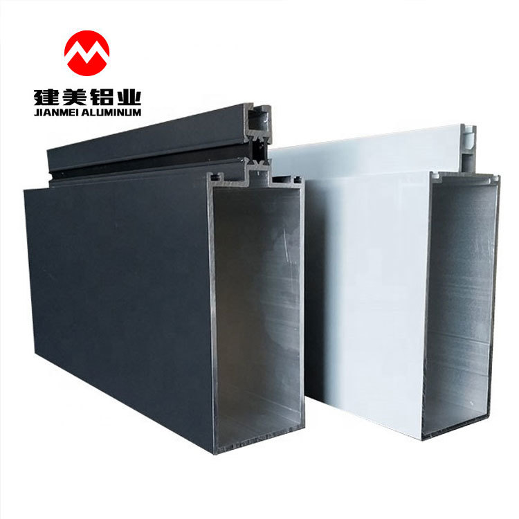 OEM Factory With Certificate Custom Construction Works Glass Curtain Wall Aluminum Profiles