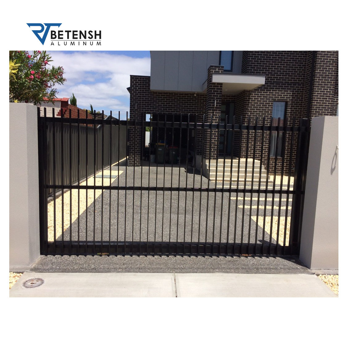 High Quality Aluminum Villa Entrance Sliding Gate Price