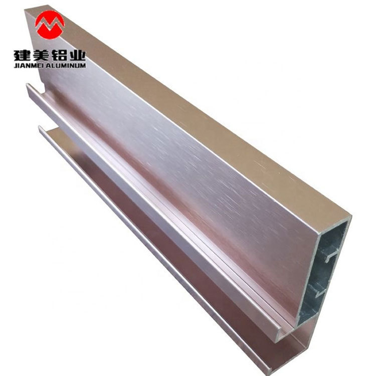 Perfil de extrusión de aluminio de fábrica de China, manija de gabinete de cocina, perfil de aluminio gola para cocina