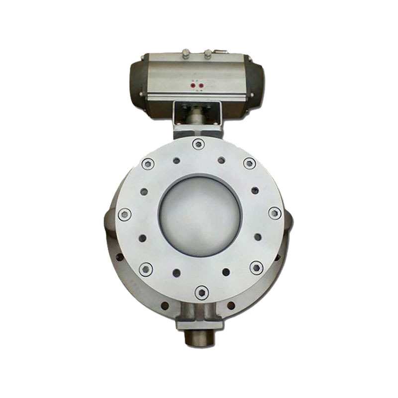 Pneumatic Flange Discharge Feed Ceramic Wear Resistant Dome Ball Valve