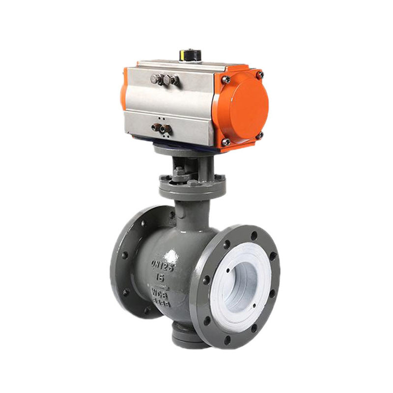 Pneumatic Top Mounted Side Mounted Eccentric Hemisphere Ball Valve