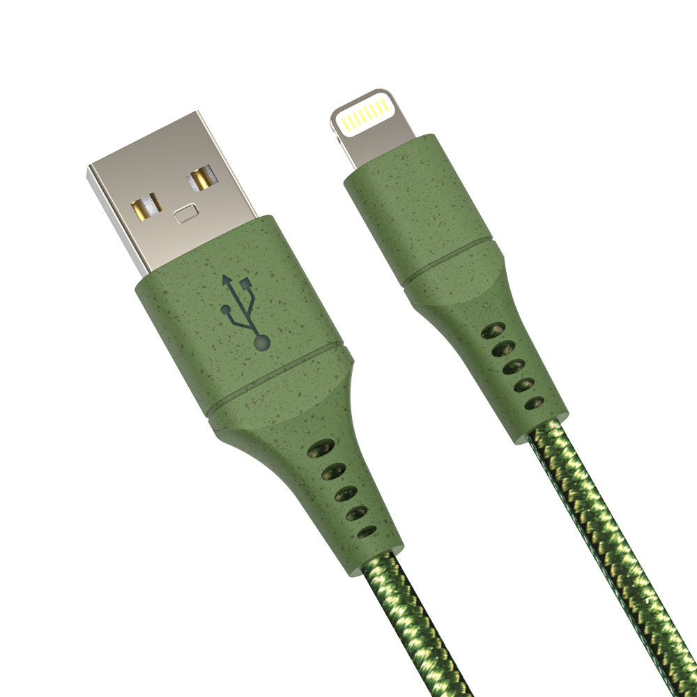 环保 USB A 转闪电数据线