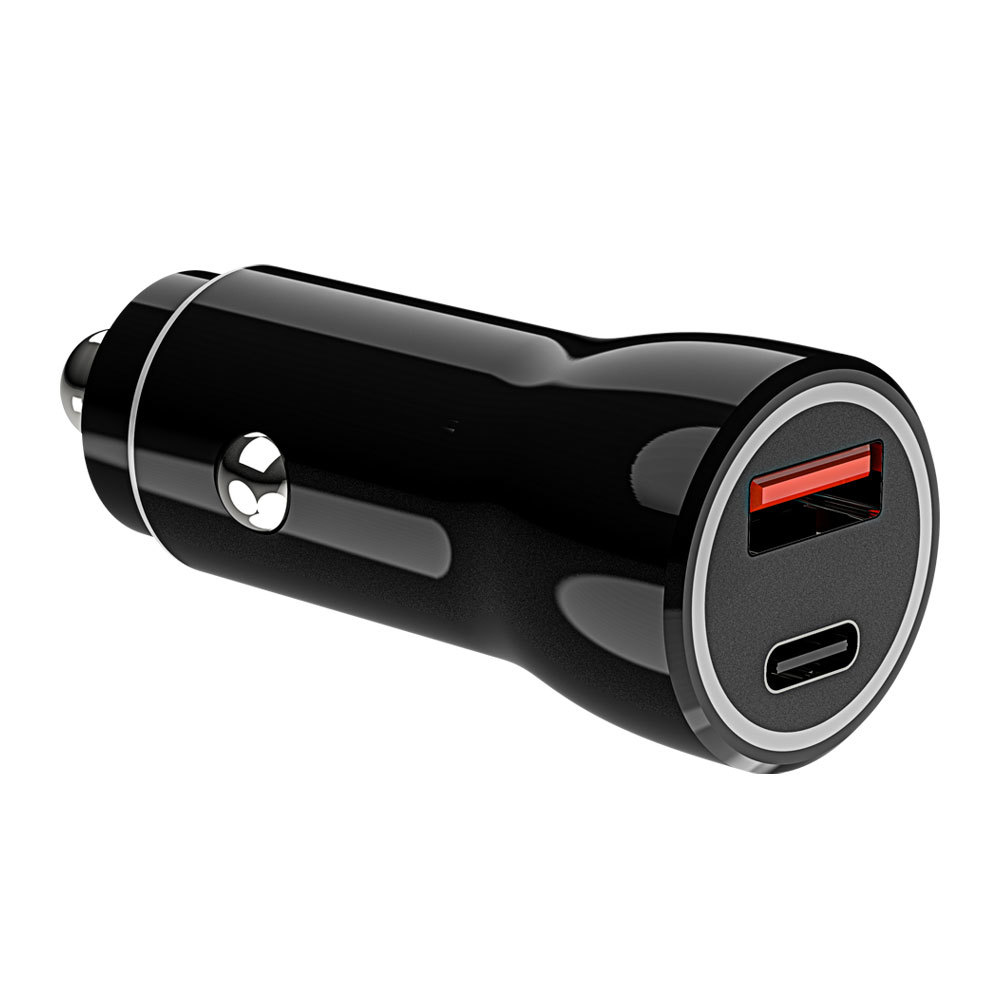 USB + Type C Car Charger