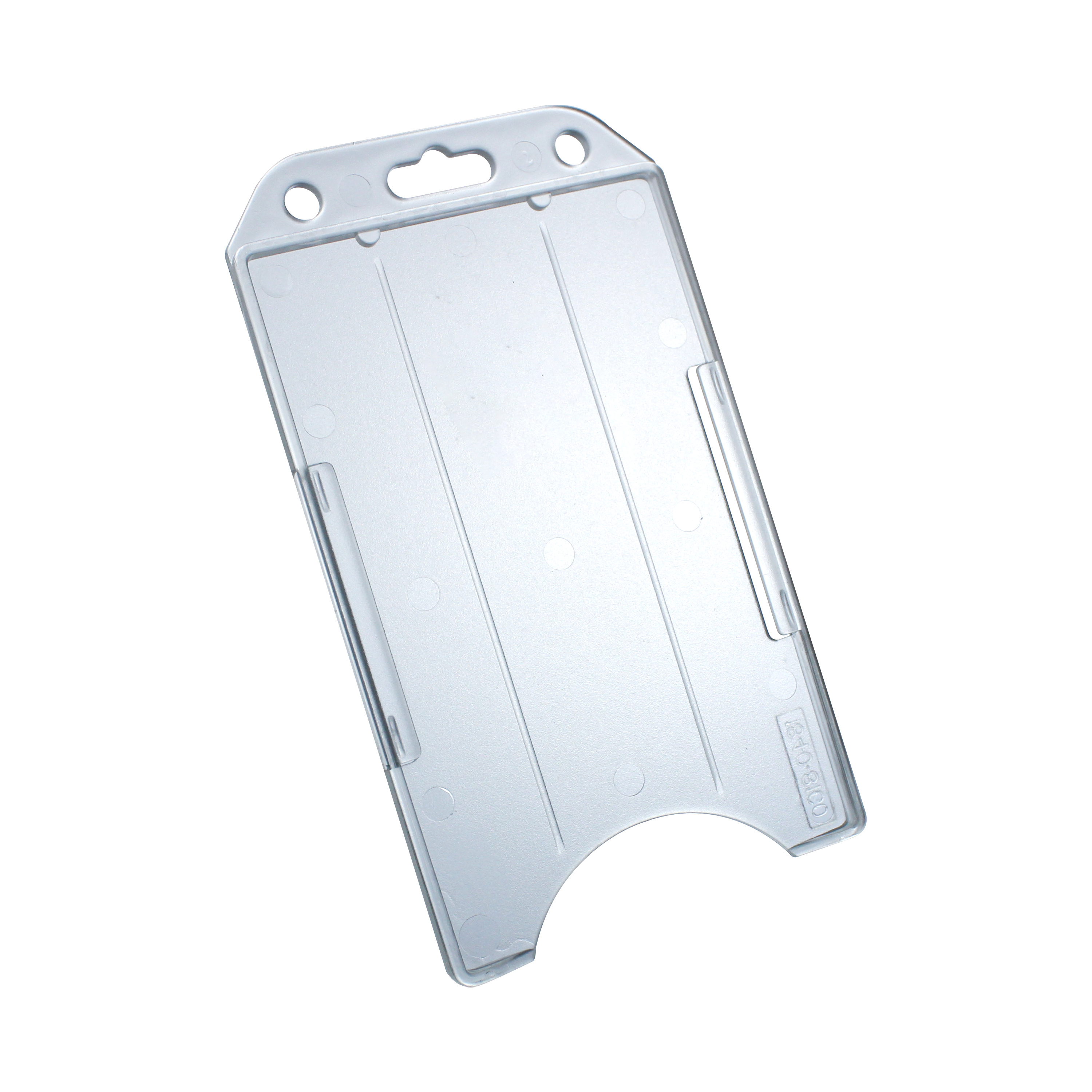 (H1840-816X) Vertical Open-face Rigid Plastic Card Holder