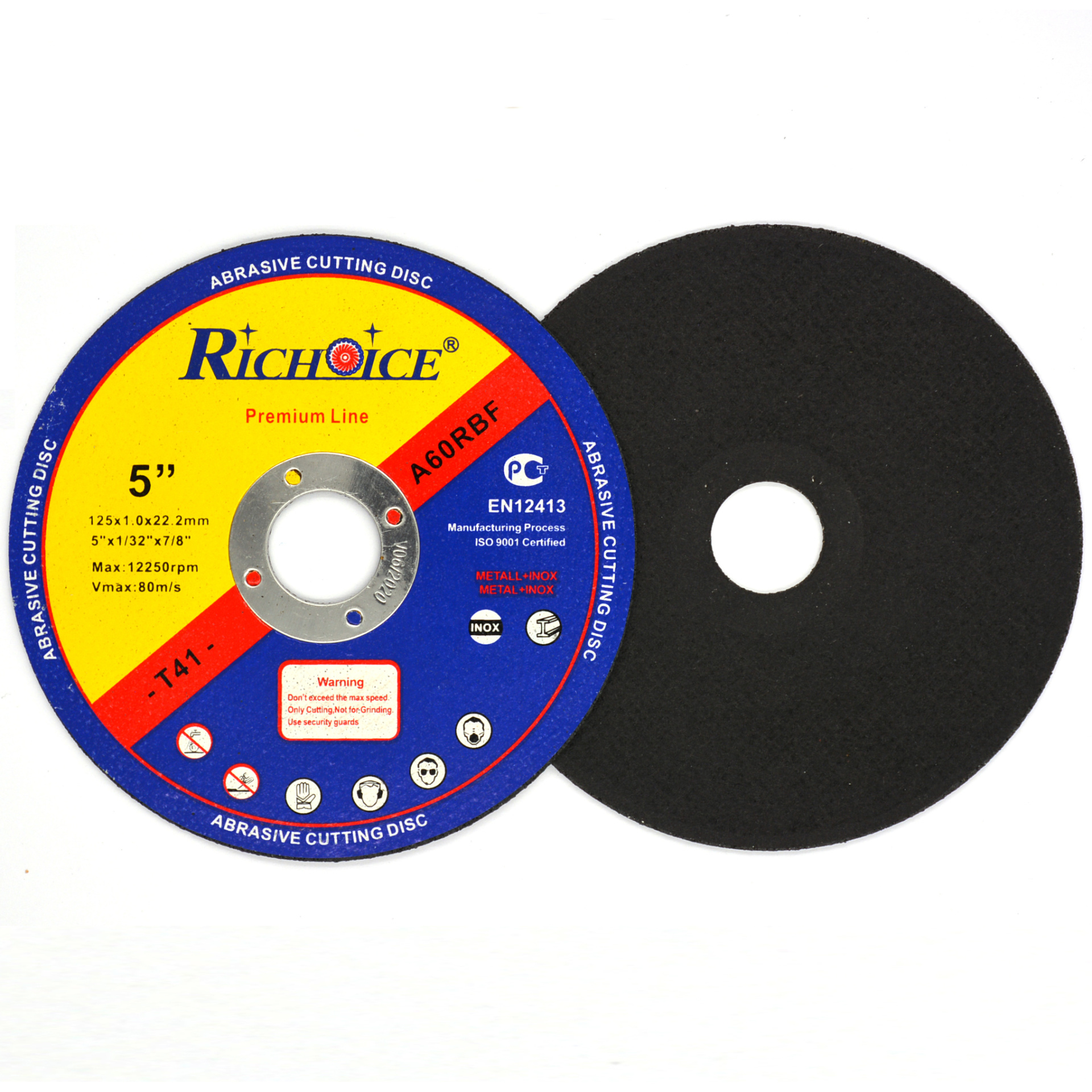 2in1 Abrasive Disc for Steel & Inox Rail cutting wheel