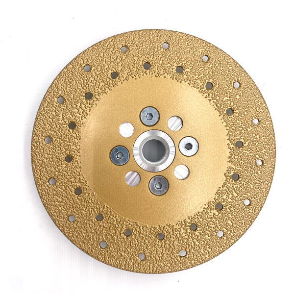 Premium Top Quality Double Sided Vacuum Brazed Diamond Cutting & Grinding Disc M14
