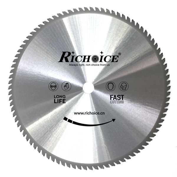 TCT tungsten carbide tipped saw blade for aluminum 300*22.2MM T96